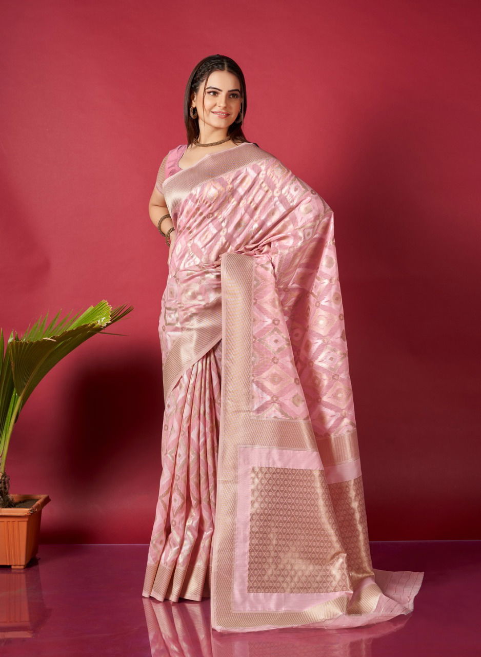 Muskan Linen Party Wear Sarees Catalog